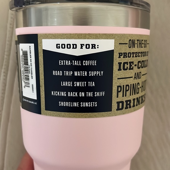 Yeti Rambler 30 oz Tumbler in Ice Pink with MagSlider Lid - Picture 7 of 8